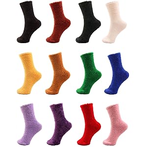 Colorful Fuzzy Socks