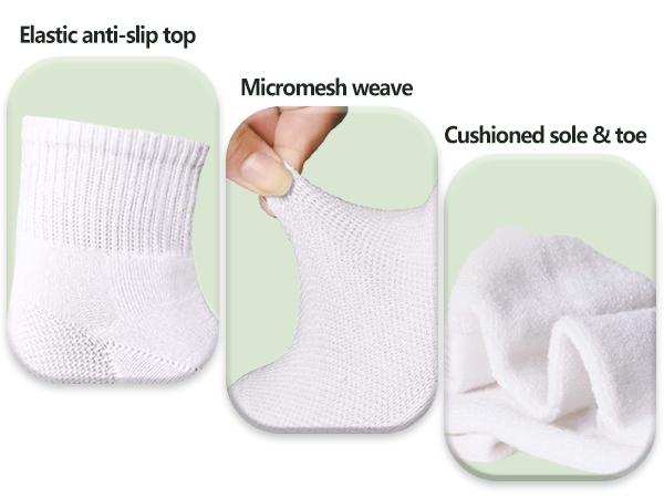 +MD 6 Pairs Ankle Quarter Socks for Women and Men