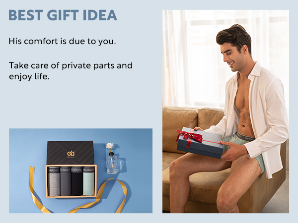 MENS UNDERWEAR BEST GIFT IDEA FOR HUSBAND FATHER LOVER