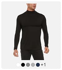 mock neck thermal shirt