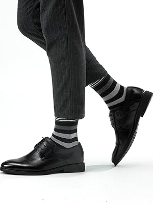 Black mens dress socks