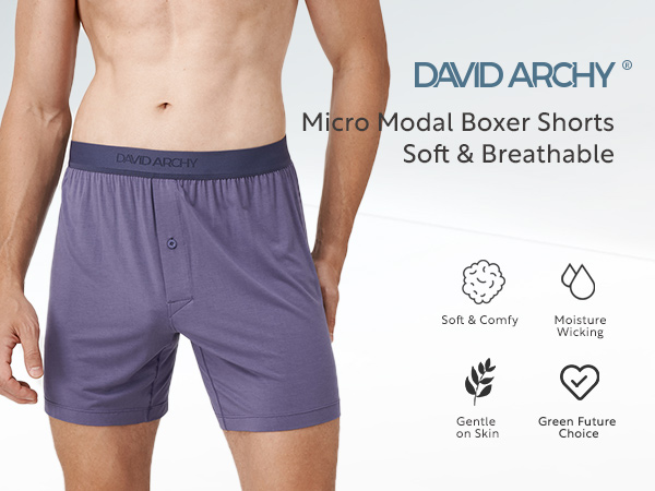 micro modal boxer shorts soft and comfortable