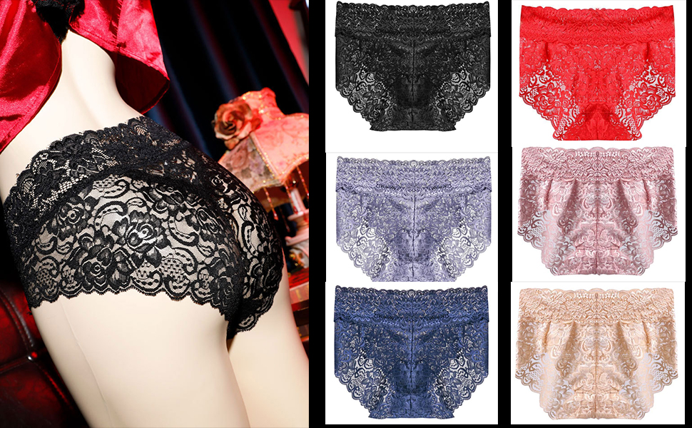 sexy lace sissy panties bikini briefs butt flaunting underwear