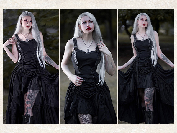 women high low skirt