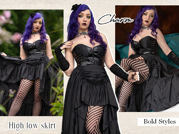 women steampunk skirt