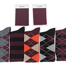 David''s Bridal SANGRIA or WINE color men''s groomsmen groom socks for wedding