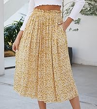 floral midi skirts