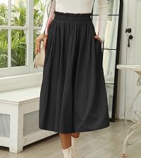 High Elastic Waisted Skirts