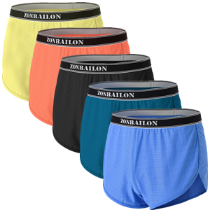 Zonbailon Mens Sexy Unlined Boxer Shorts Loose Large Split Sides  Cool Breathable Sleeping Underwear