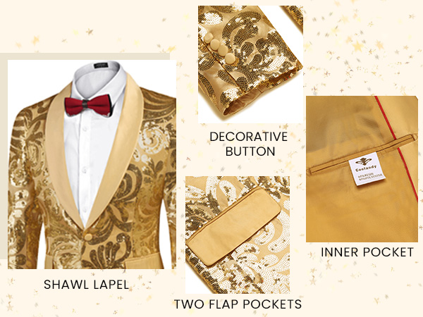 COOFANDY SEQUIN 6