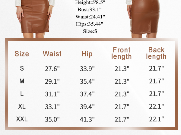 leather skirts
