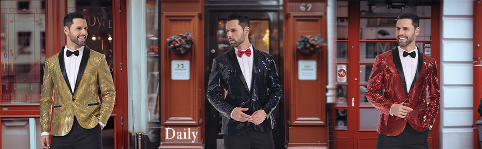 Red tuxedo jacket