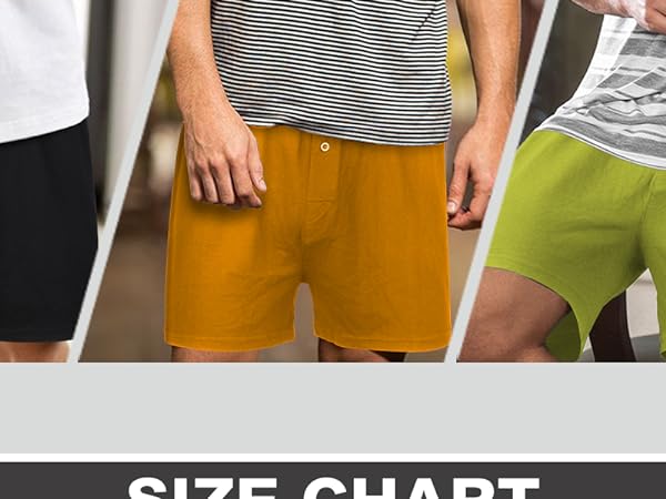Men’s Underwear Boxer Soft Cotton Knit Mens Boxer Shorts Underwear Men Pack of 5