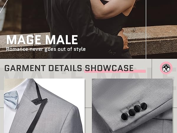 MAGE MALE Men''s Suit Jacket