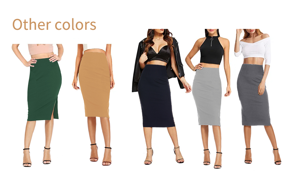 pencil skirt coloor