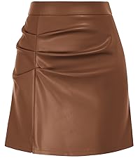 leather skirt