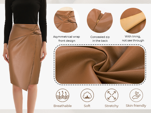 Faux Suede Skirt