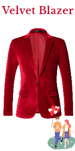 Mens Velvet Blazer