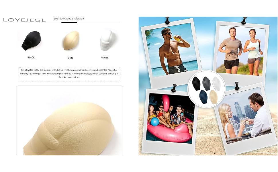 Men''s Underwear Enlarge Enhancing Cup Sponge Pad for Swimming Swimwear Briefs G String Thongs Shorts