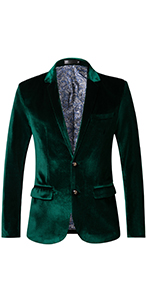 green suit jacket
