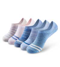 stripe no show socks