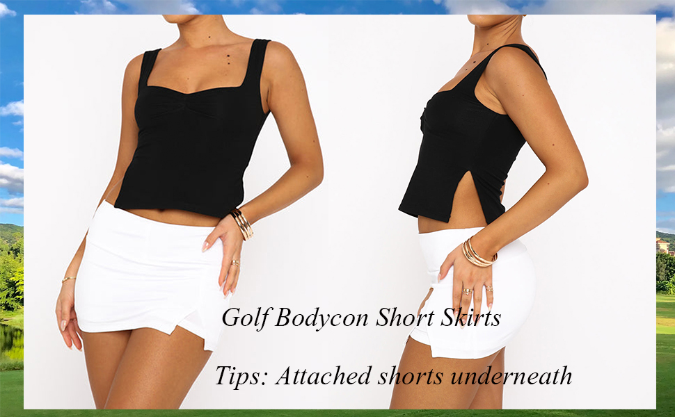 White Mini Skirt