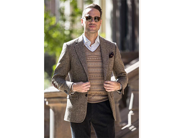 mens tweed blazer