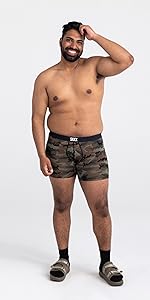 SAXX mens underwear boxer brief camo single multipack