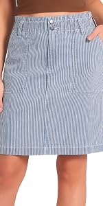 Knee-length skirt
