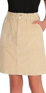 corduroy midi skirt
