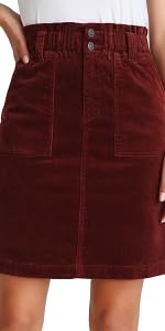 Elastic waist skirt