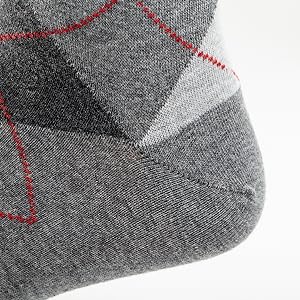 Men’s Argyle Dress Socks, Combed Cotton, Pack of 3