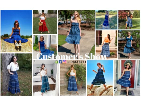 long skirt customer show
