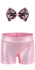 Girls Pink Dance Shorts