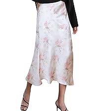 satin skirt maxi