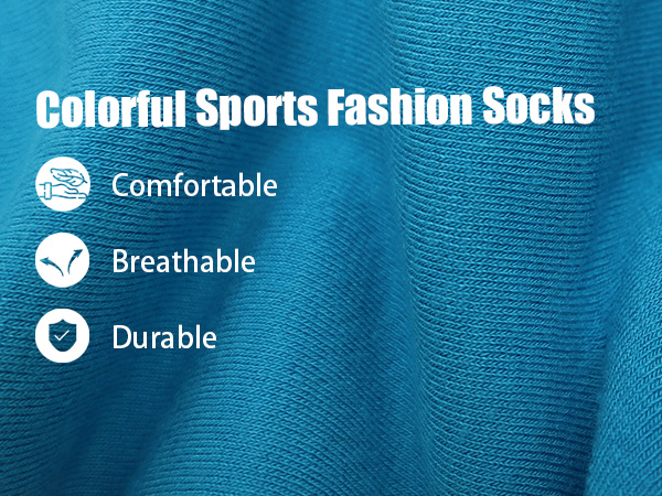 Sakusock Men''s Colorful Combed Cotton Crew Socks