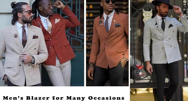 Fashion Mens Suit Jacket Blazer