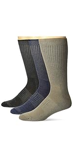 Carolina Ultimate Men''s Ultra-Dri Lightweight Cushion Boot Crew Socks 3 Pair Pack