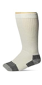 Carolina Ultimate Men''s Tall Cotton Rib Mid Calf Work Boot Socks 4 Pair Pack