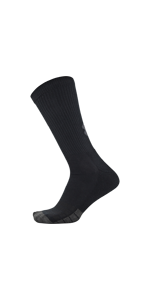Performance Tech crew, new under armour, black socks, white socks, breathable socks, arch support