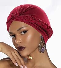 Flower Braid Wrap Hat 