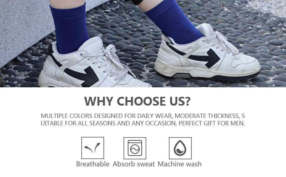 Mens Combed Cotton ThinSocks