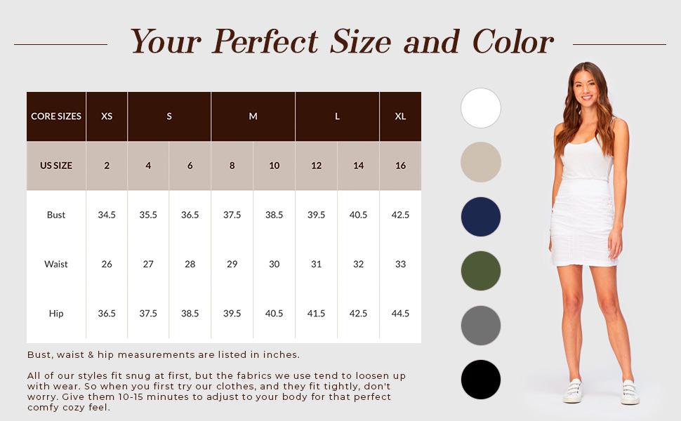 Find your perfect size and color, shorts
