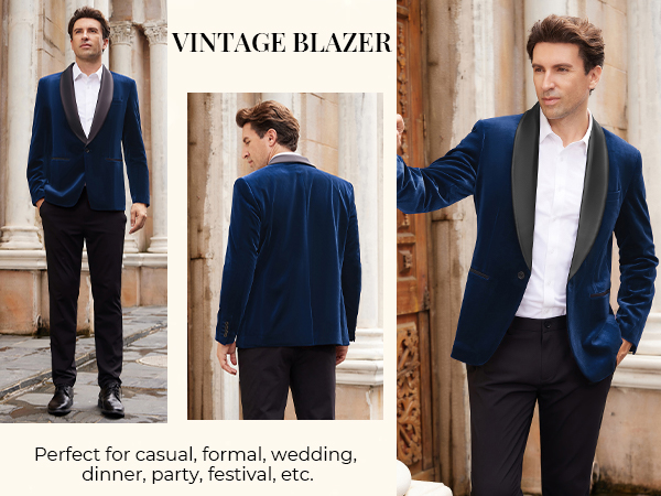 mens navy blue blazer