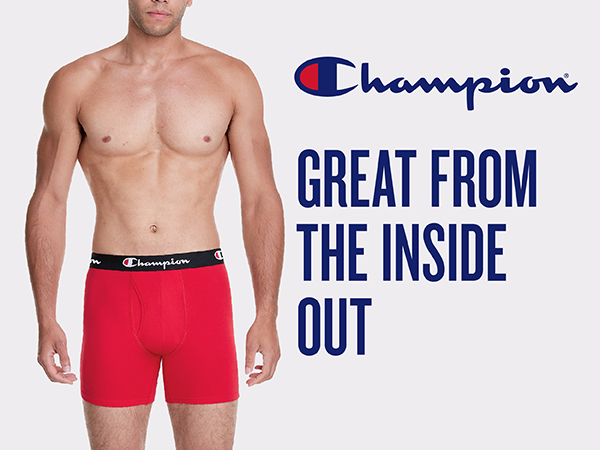 Champion great from the inside out mens underwear