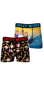 Men’s 2-Pack Boxer Briefs - Family Guy 