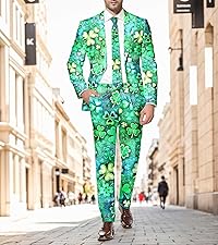 Mens St Patrick''s Day Blazer Regular Fit Suit
