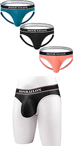 Mens Jock Strap Athletic Supporters  Underwear