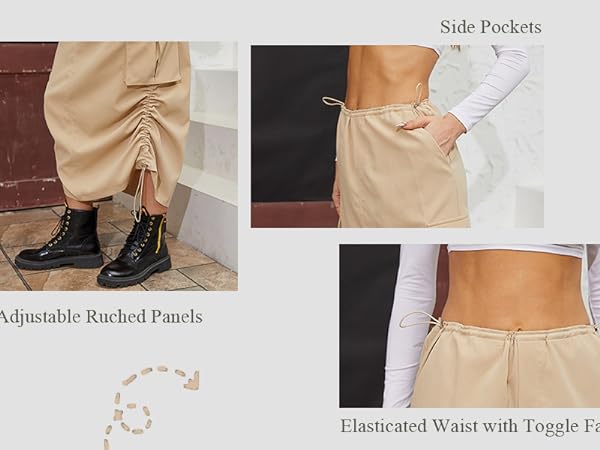 Cargo skirts for women trendy