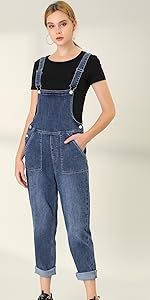 Denim Bib Jumpsuits